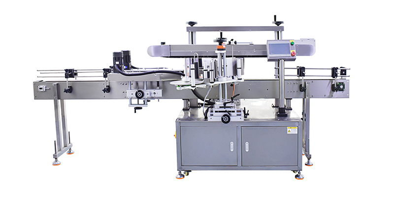 Etikettiermaschine für quadratische Flaschen